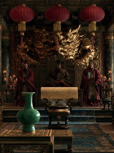 Imperial Throne Hall Photography Poster. poster