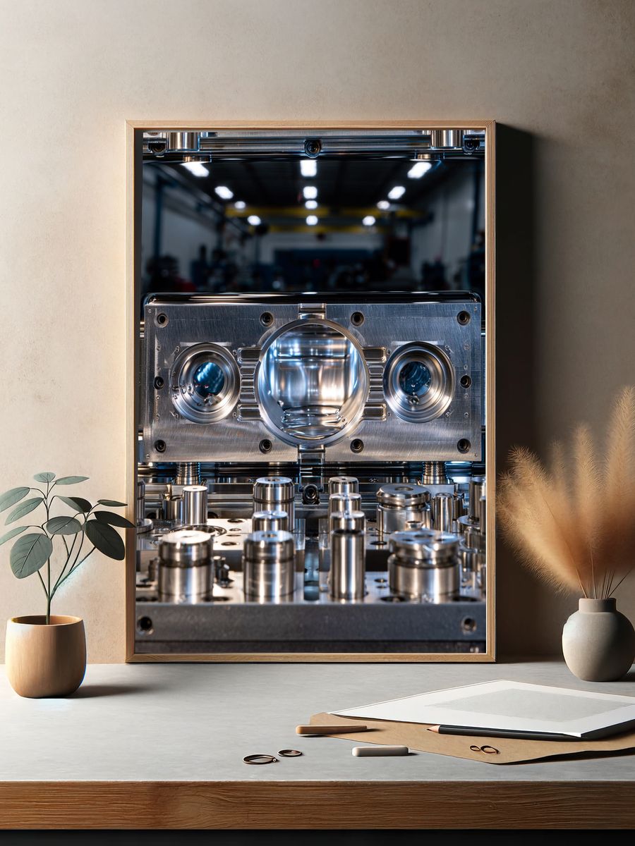 Industrial Machine Detail Photography Poster. — room view 2