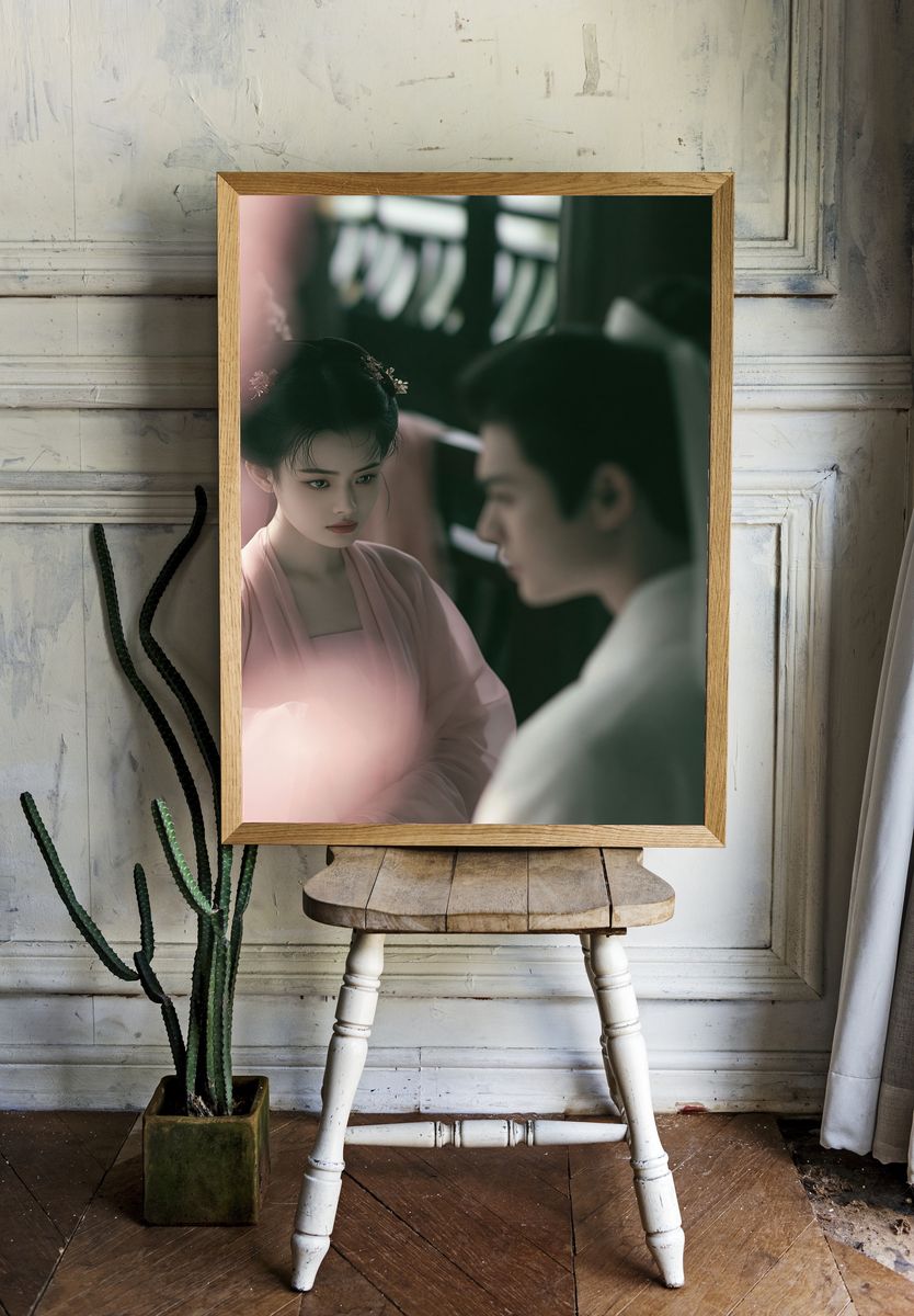 Romantic Period Portrait Photography Poster. — room view 1