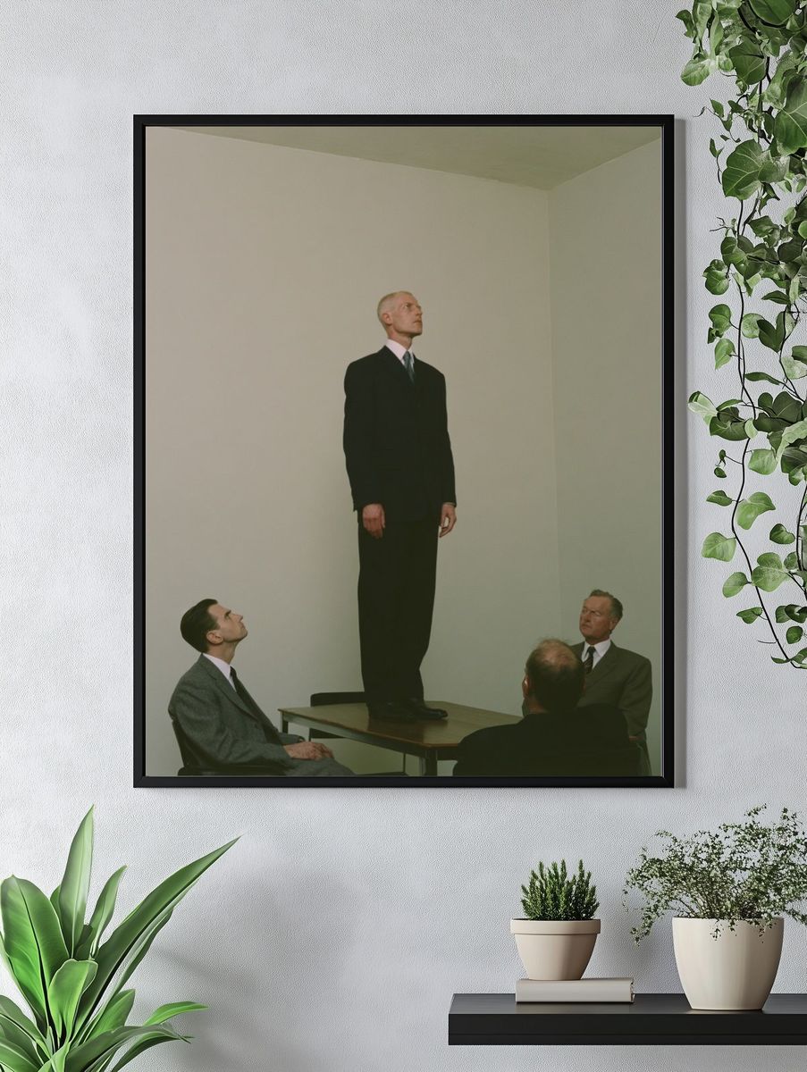 Surreal Office Meeting Poster. — room view 4