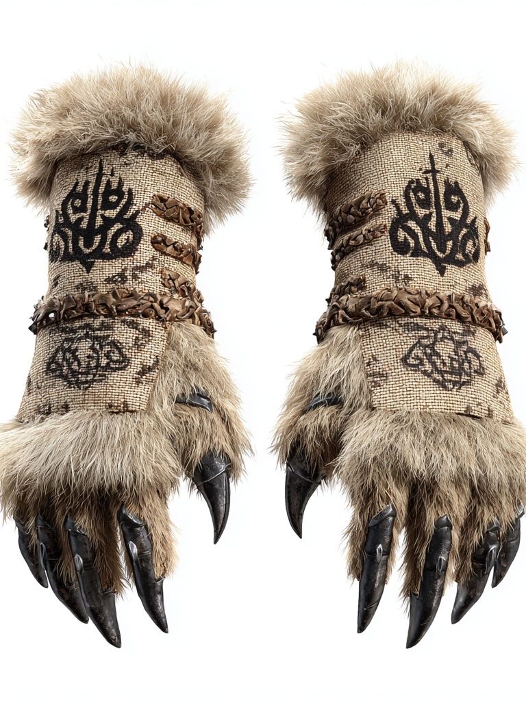 Ceremonial Beast Hands Photography Poster. poster detail