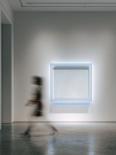 Minimalist Gallery Interior Photography Poster.