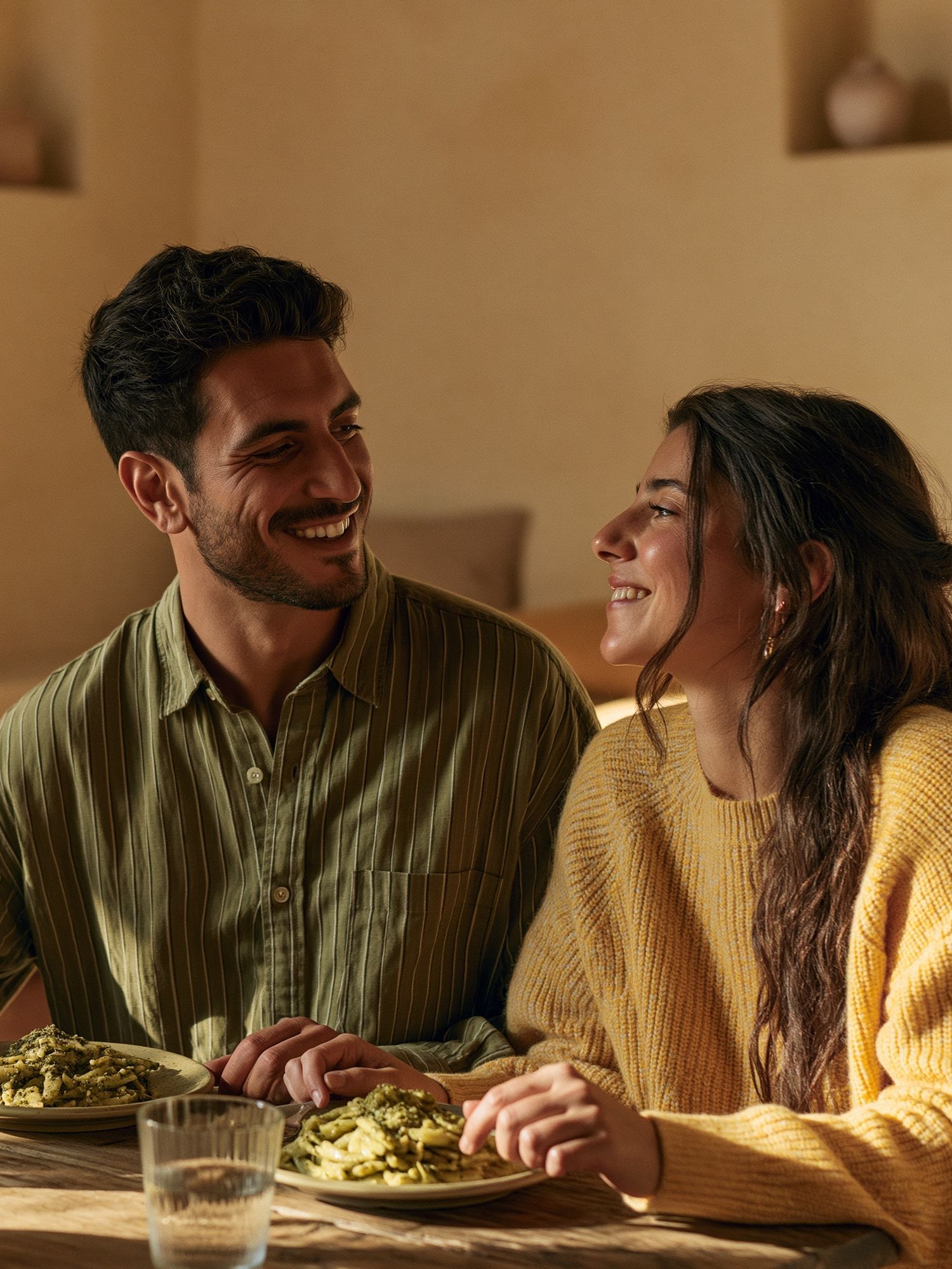 Cozy Dinner Date Photography Poster. poster detail