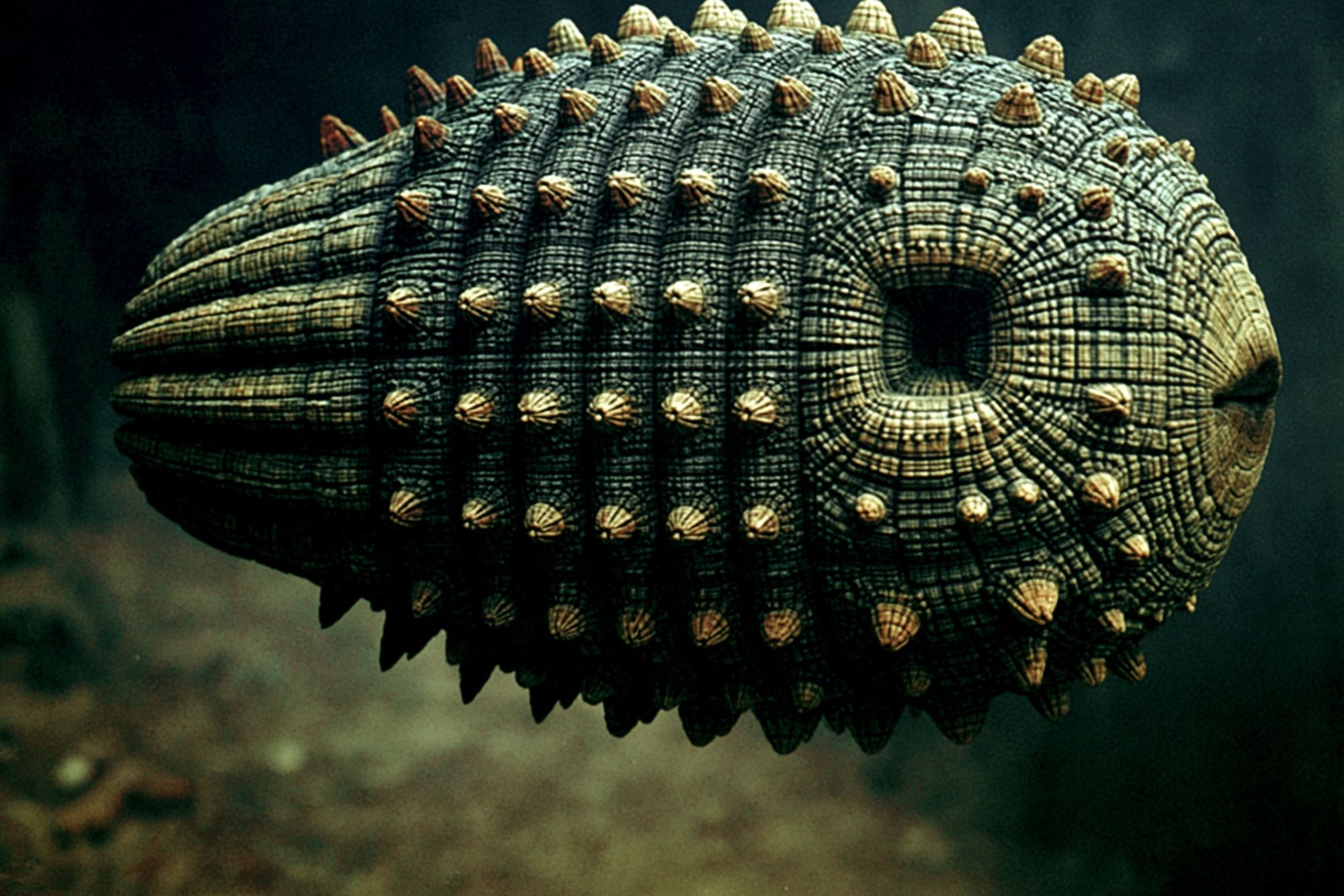 Armored Sea Creature Photography Poster. poster detail