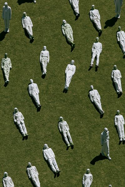 Floating Figures Photography Poster.