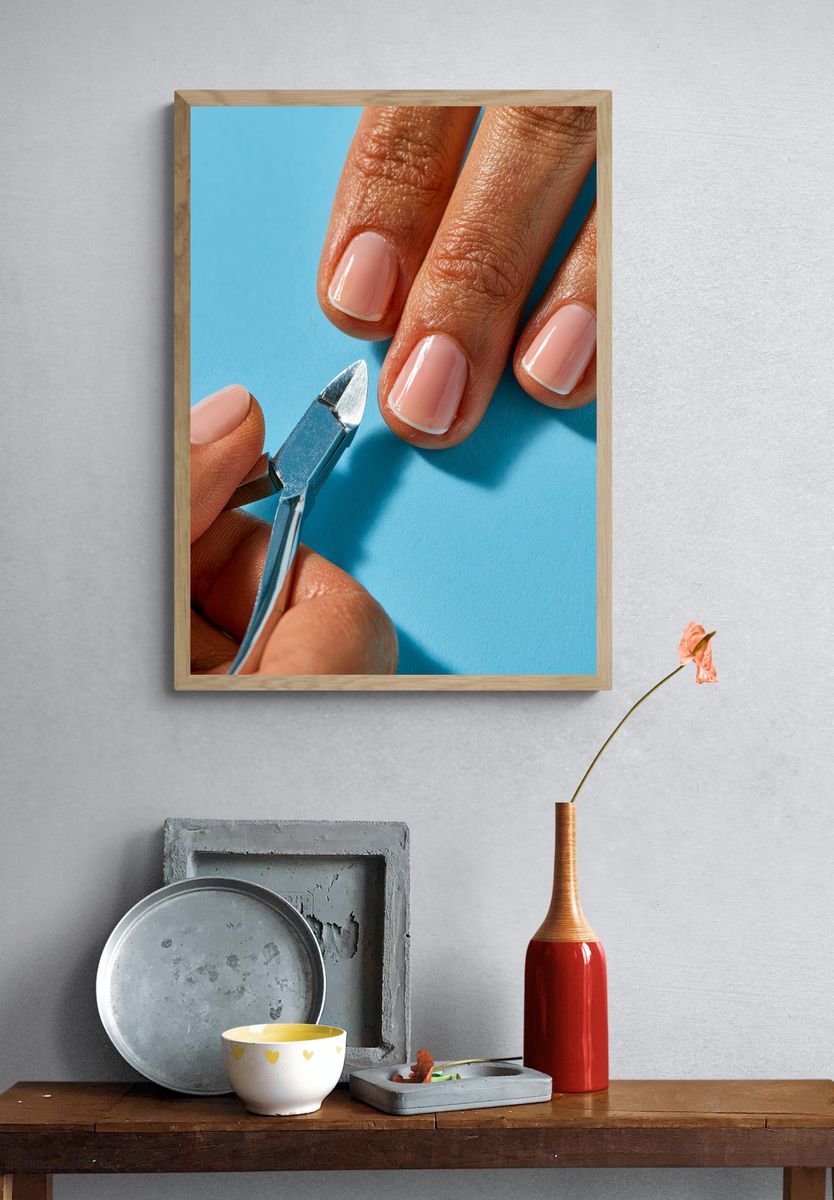 Manicure Close-Up Photography Poster. — room view 3