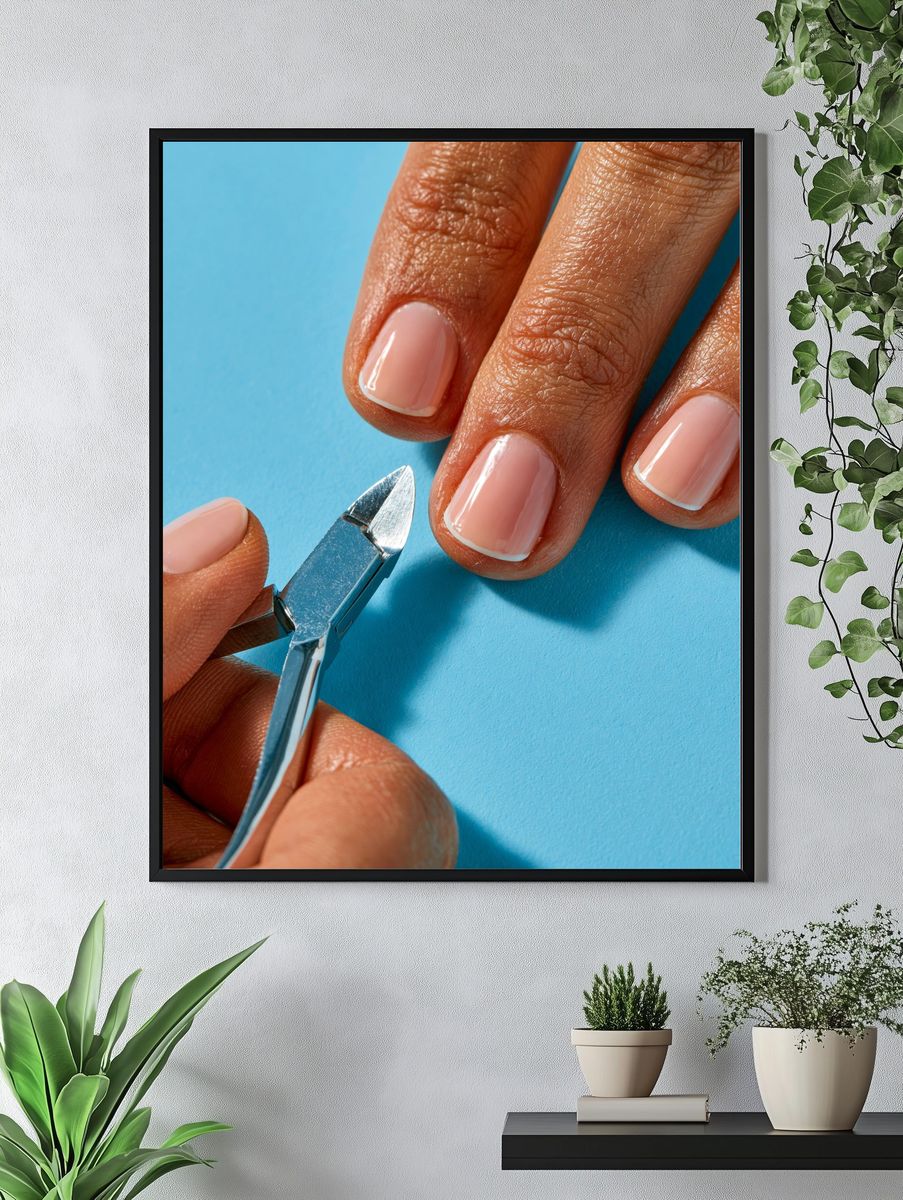 Manicure Close-Up Photography Poster. — room view 4