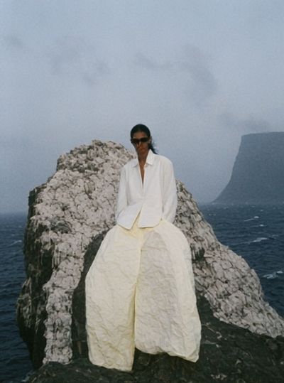 Coastal Fashion Portrait Poster. poster