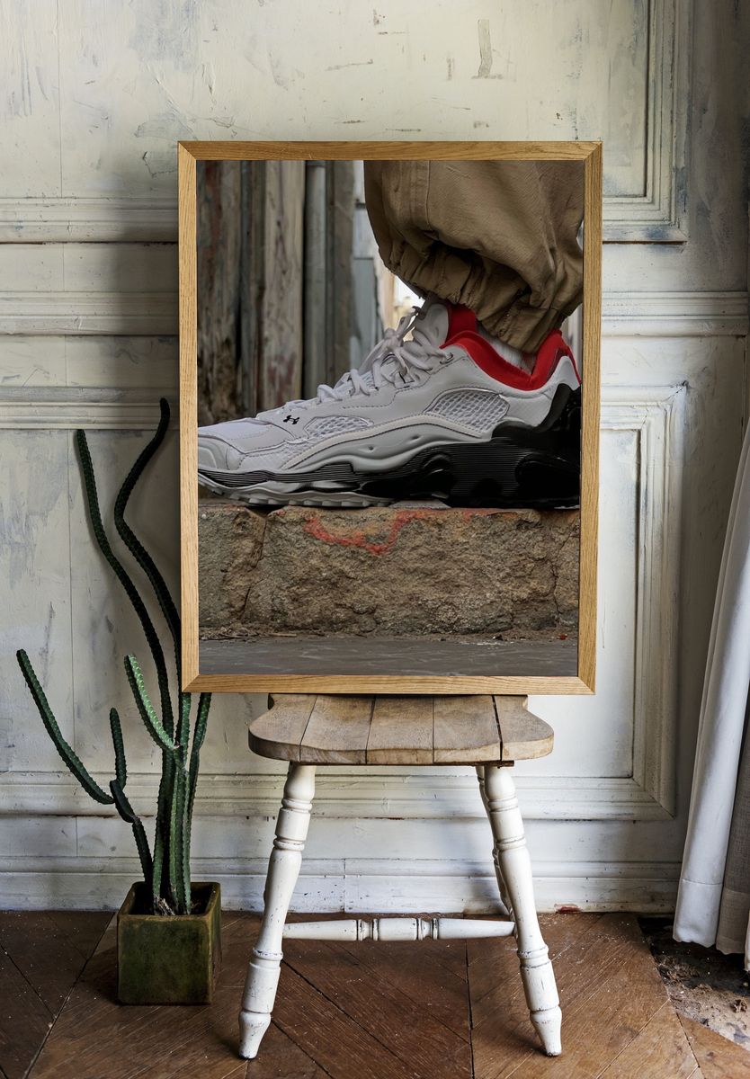 Urban Sneaker Street Photography Poster. room preview