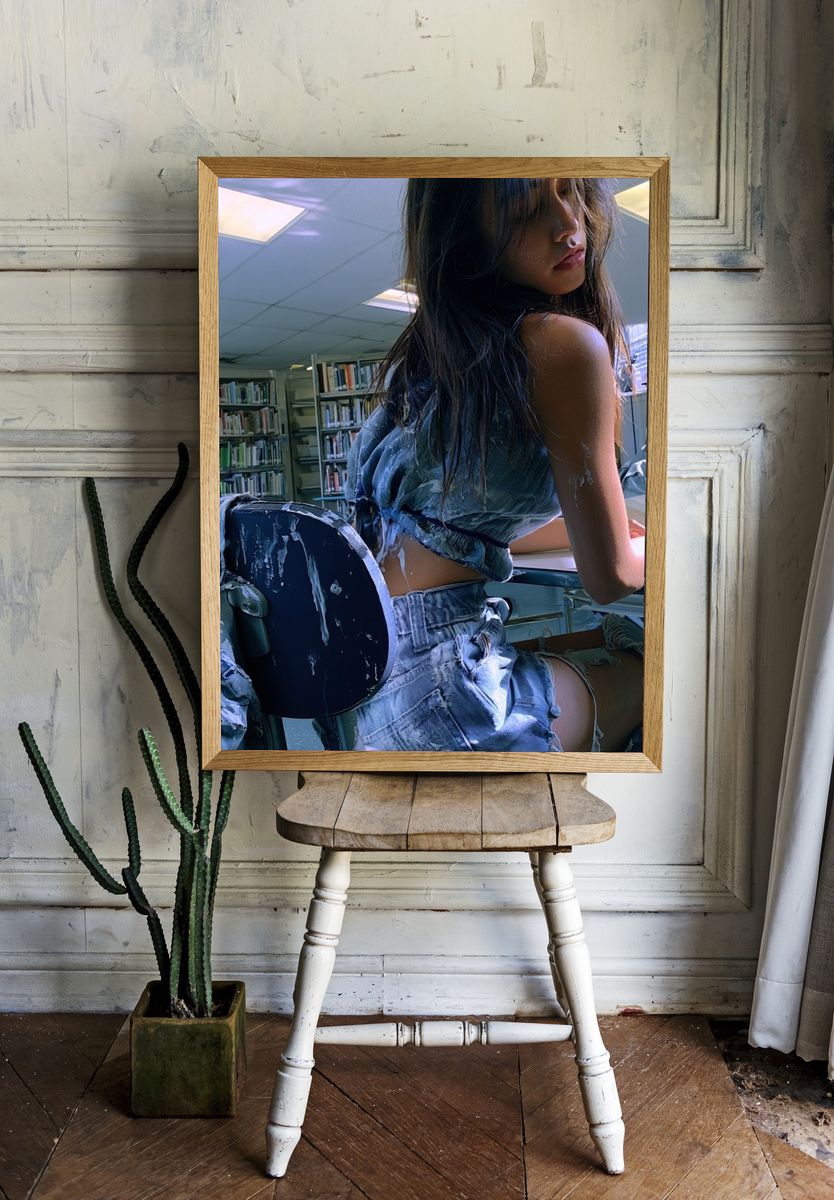 Library Portrait Photography Poster. room preview