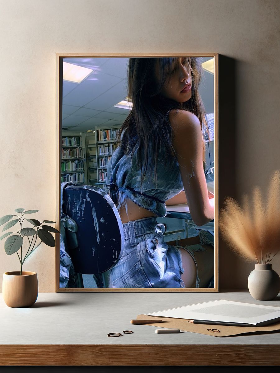 Library Portrait Photography Poster. — room view 2