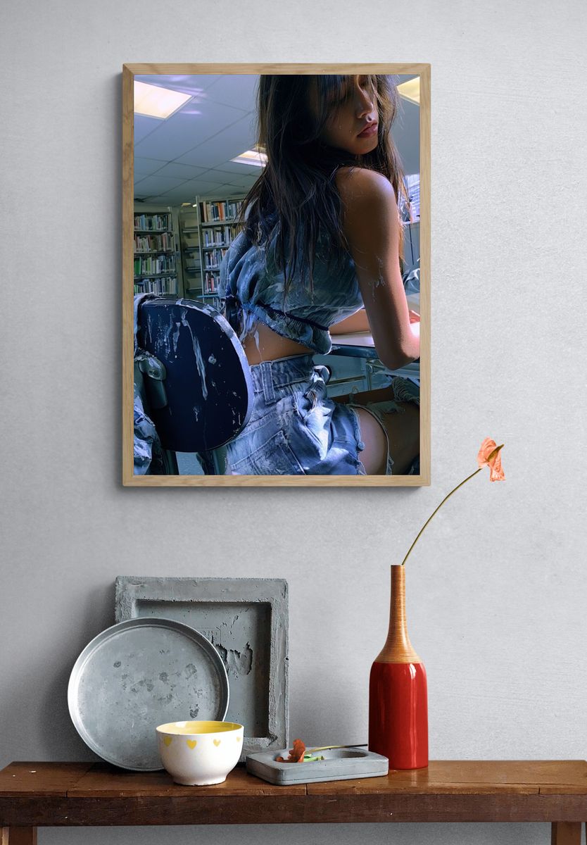 Library Portrait Photography Poster. — room view 3