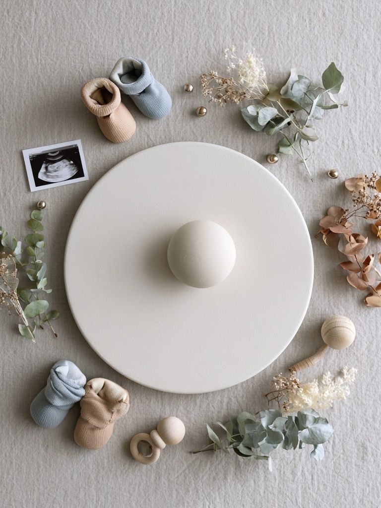 Neutral Baby Flat Lay Photography Poster. poster — photography art