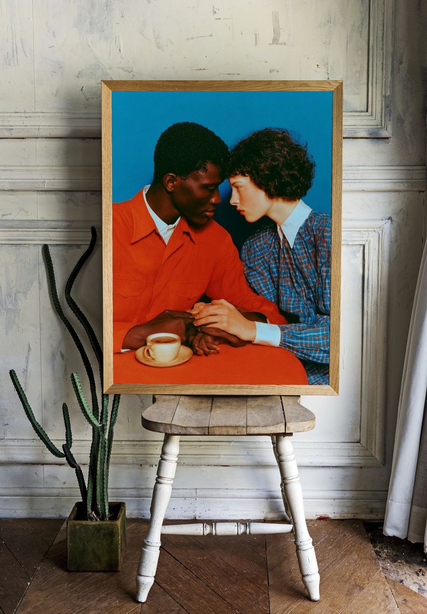 Intimate Couple Portrait Photography Poster. room preview
