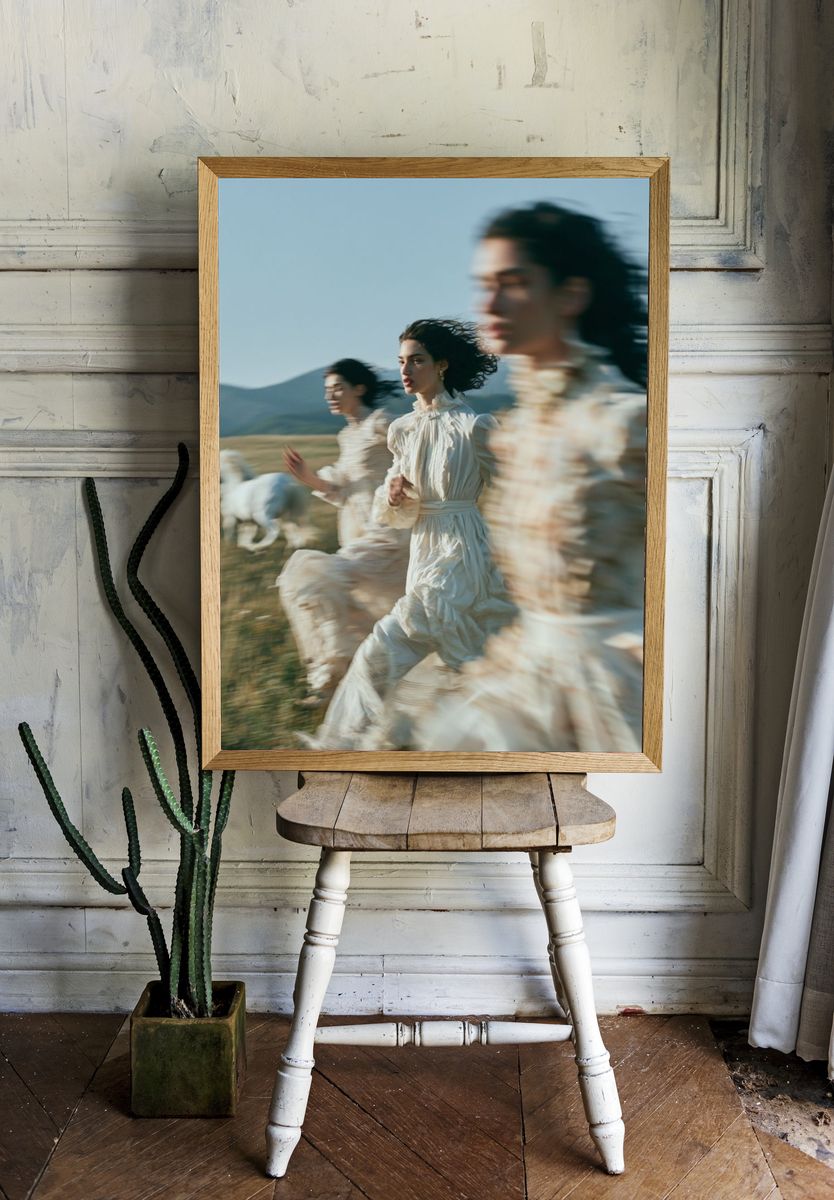 Running Women Fashion Poster. room preview