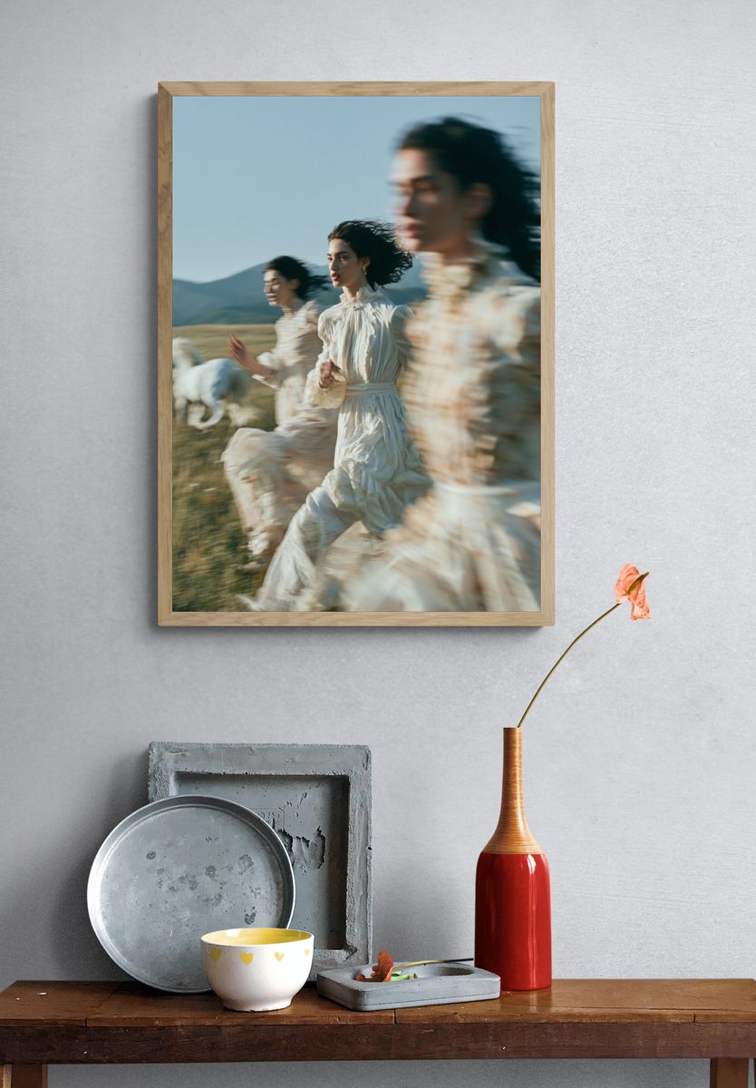 Running Women Fashion Poster. — room view 3