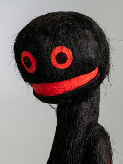 Black Masked Figure Photography Poster.