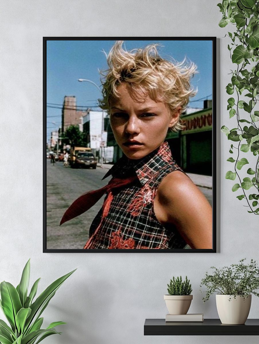 Blonde Street Portrait Photography Poster. — room view 4