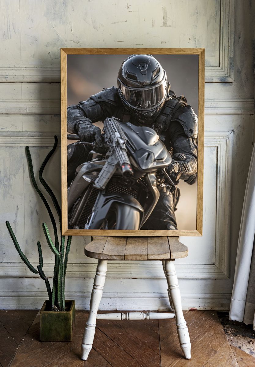 Armored Rider Action Poster. — room view 1