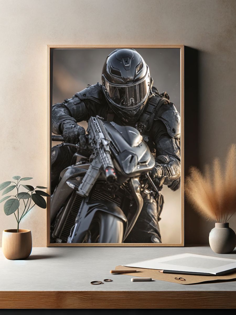 Armored Rider Action Poster. — room view 2