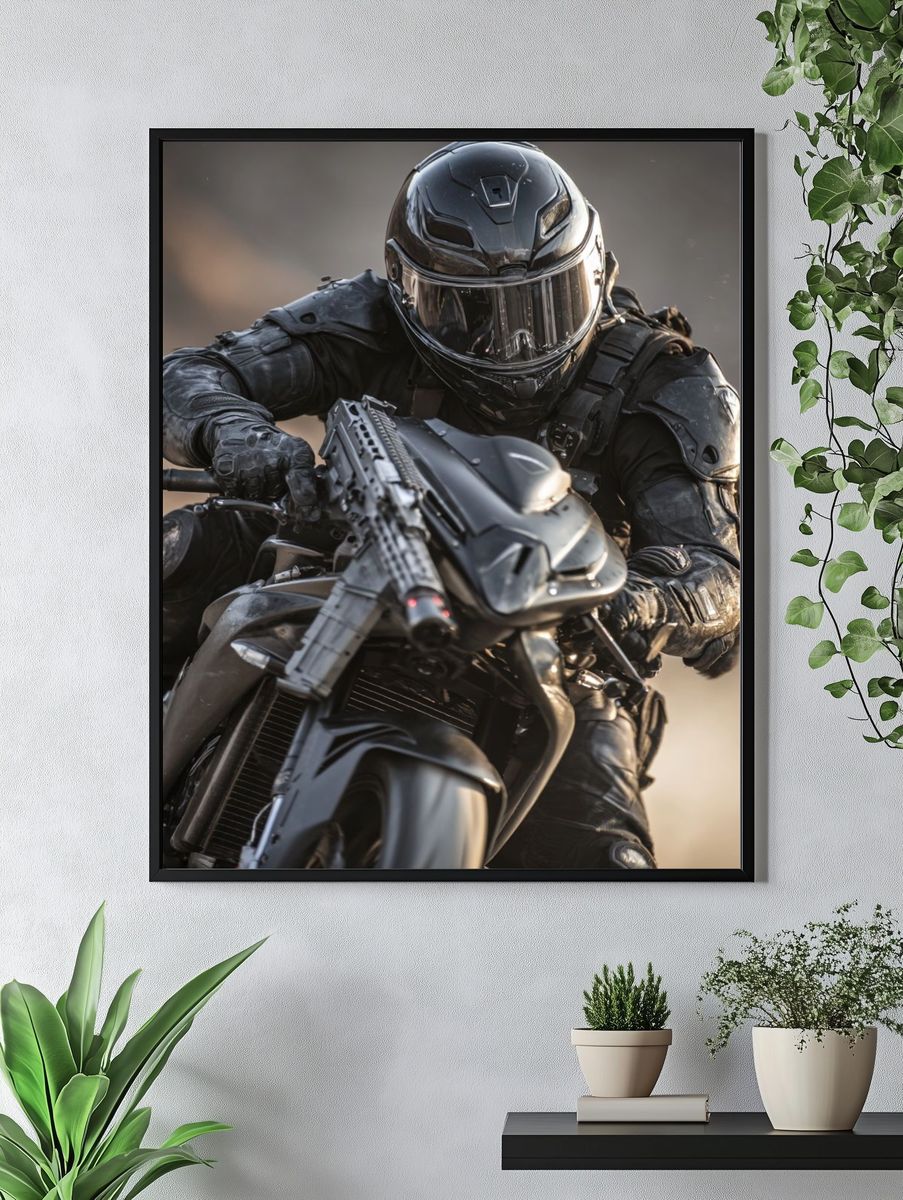 Armored Rider Action Poster. — room view 4