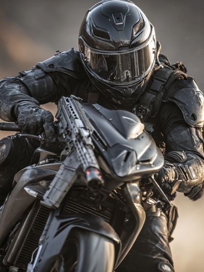 Armored Rider Action Poster. poster print