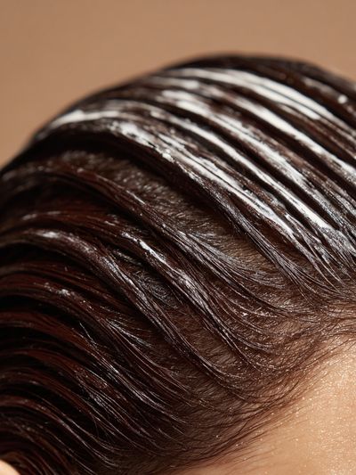 Glossy Hair Texture Photography Poster. poster print