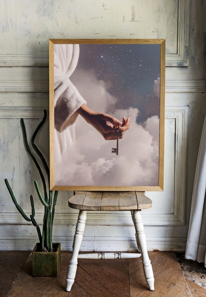 Celestial Key Dreamscape Print. — room view 1