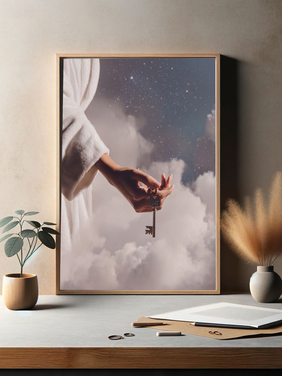 Celestial Key Dreamscape Print. — room view 2