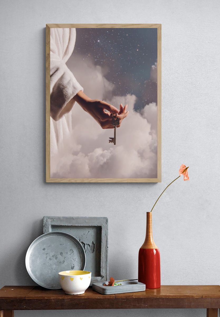 Celestial Key Dreamscape Print. — room view 3