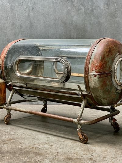 Industrial Capsule Chamber Photography Poster.