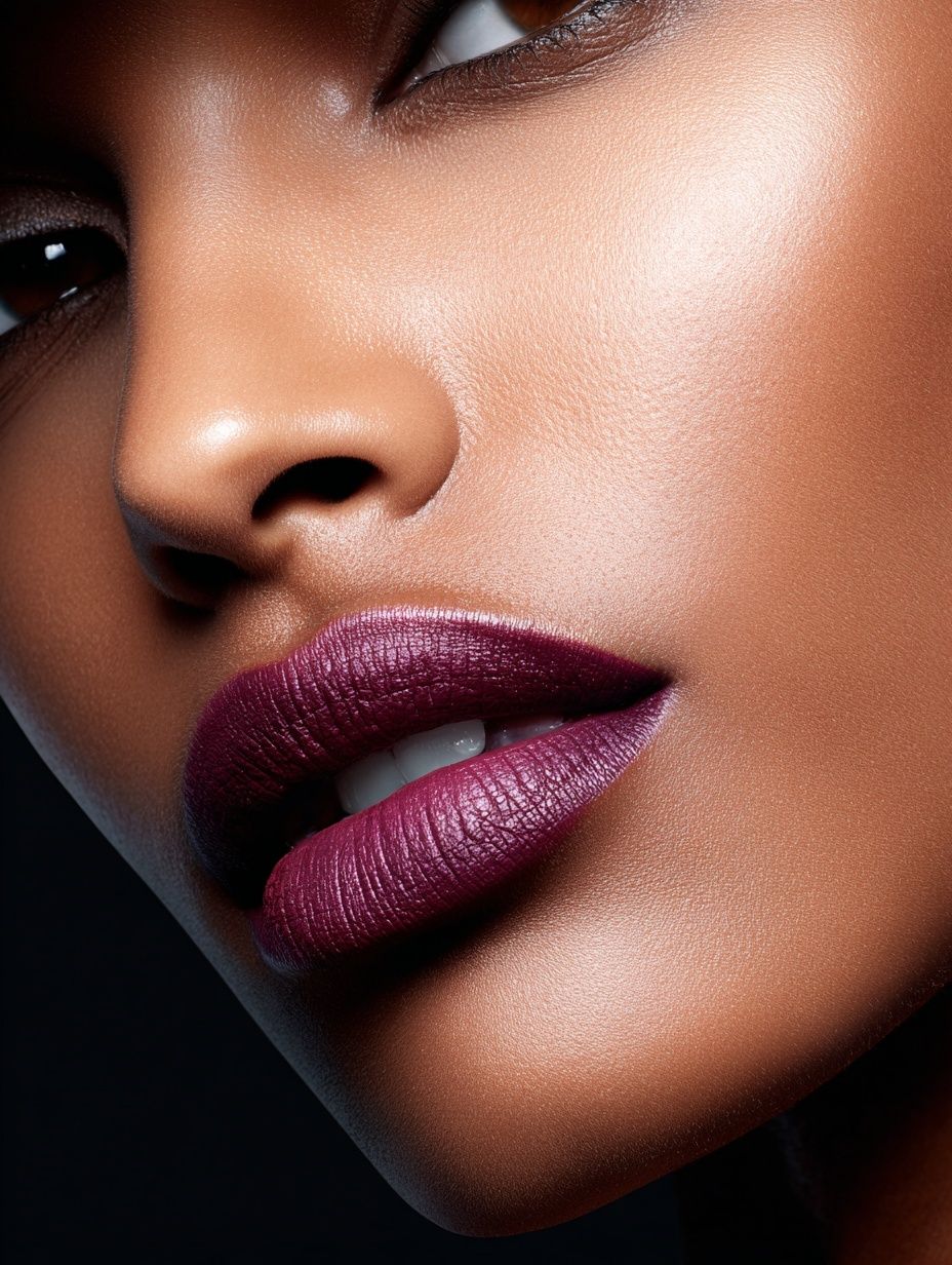 Luxe Beauty Close-Up Photography Poster. poster detail