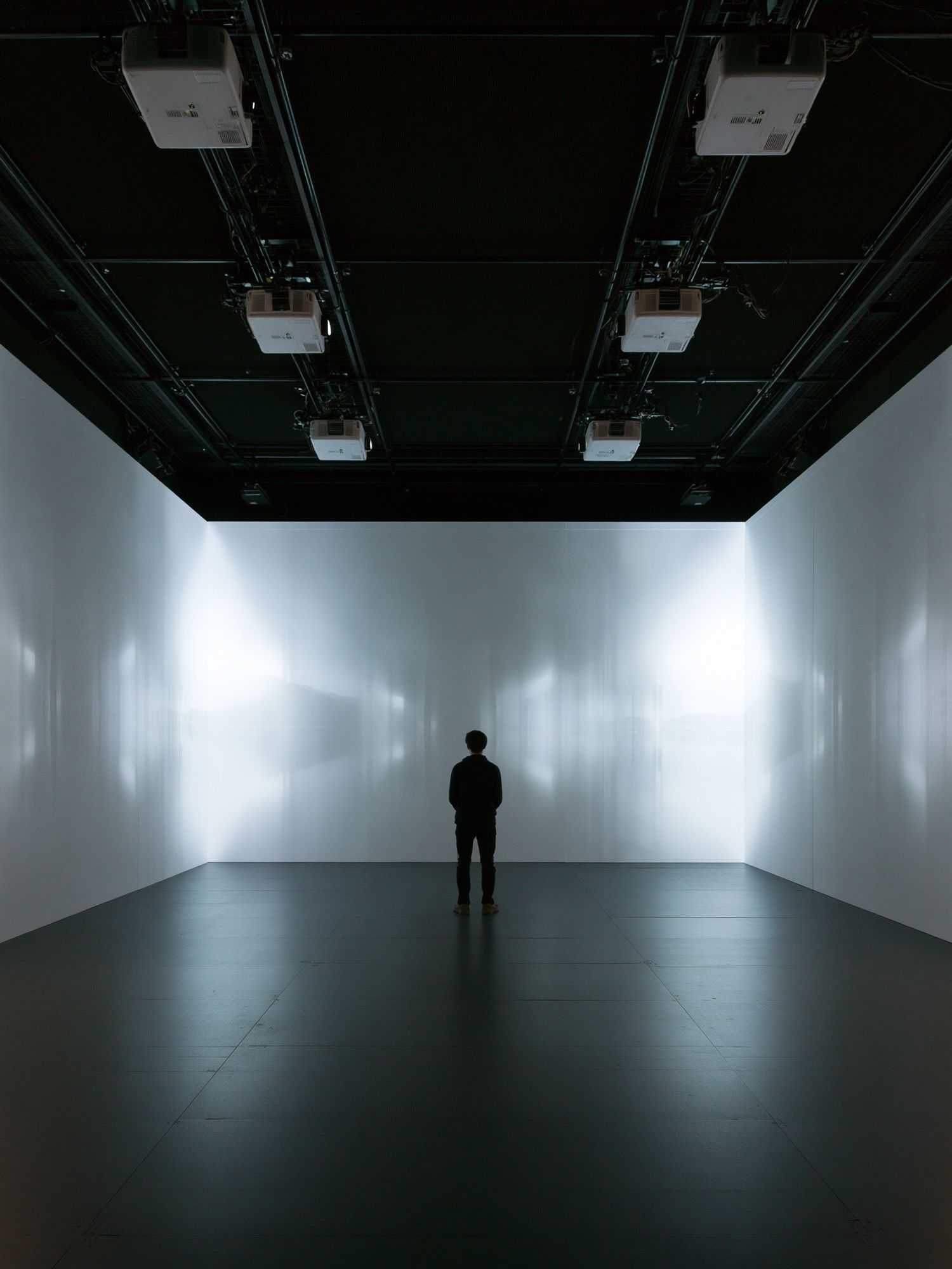 Minimalist Gallery Space Photography Poster. poster detail