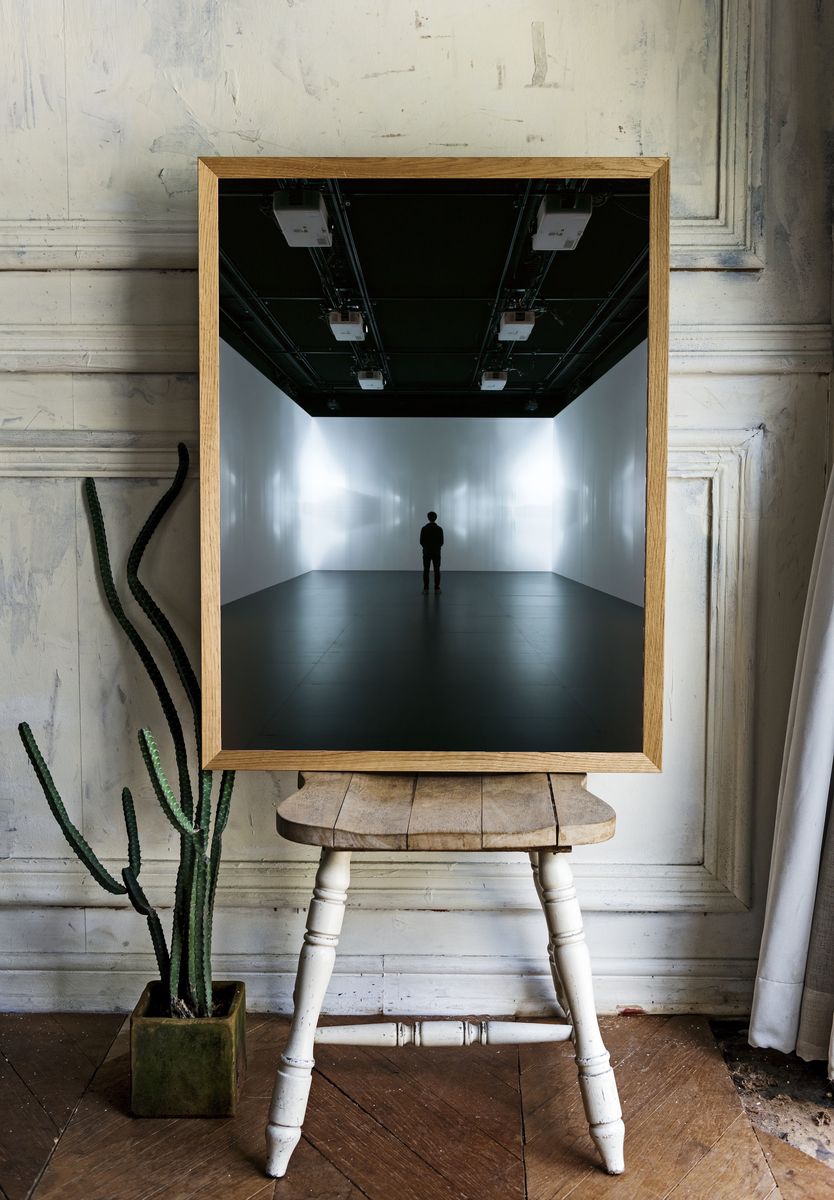 Minimalist Gallery Space Photography Poster. room preview