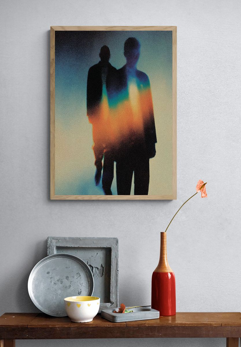 Prismatic Silhouettes Photography Poster. — room view 3