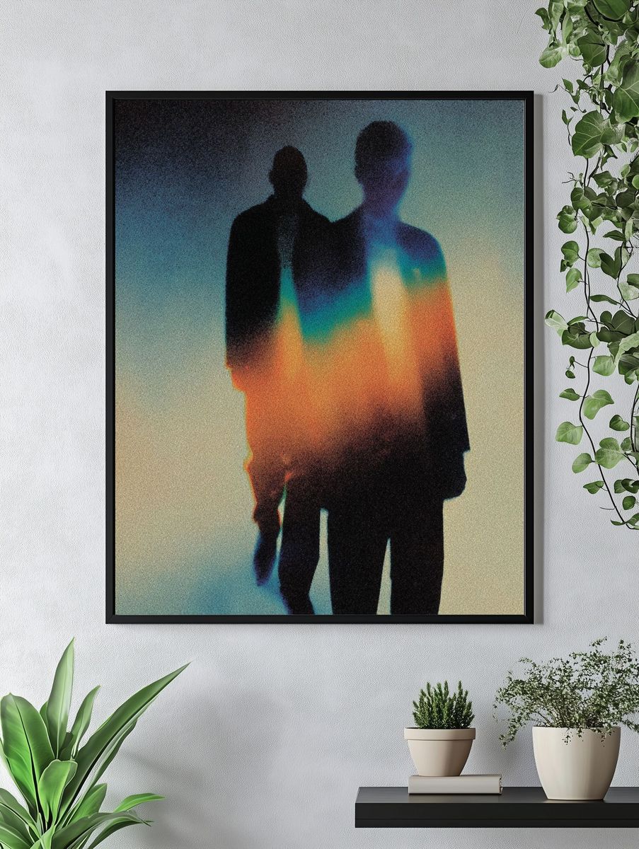 Prismatic Silhouettes Photography Poster. — room view 4