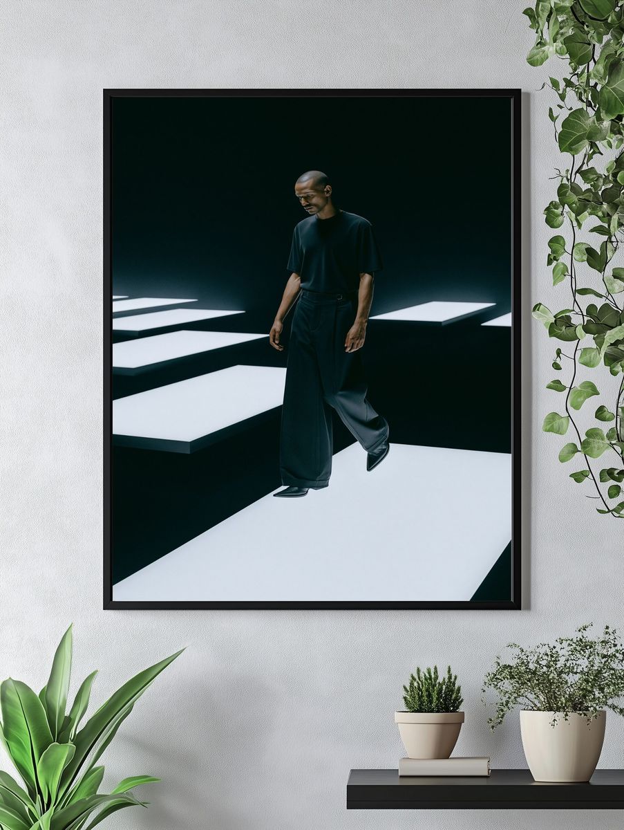 Minimalist Fashion Figure Poster. — room view 4