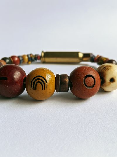Boho Beaded Bracelet Photography Poster.