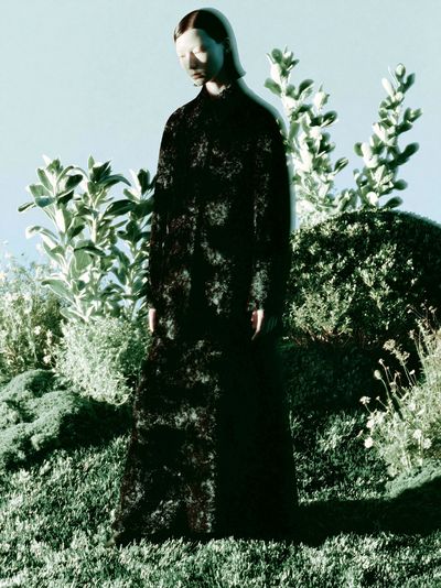 Surreal Garden Figure Photography Poster.