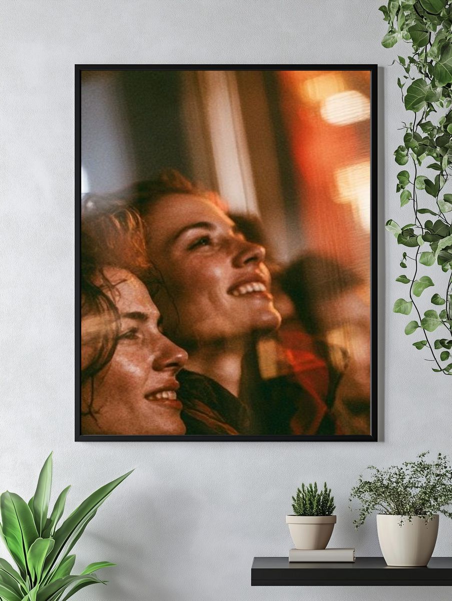 Concert Crowd Portrait Poster. — room view 4