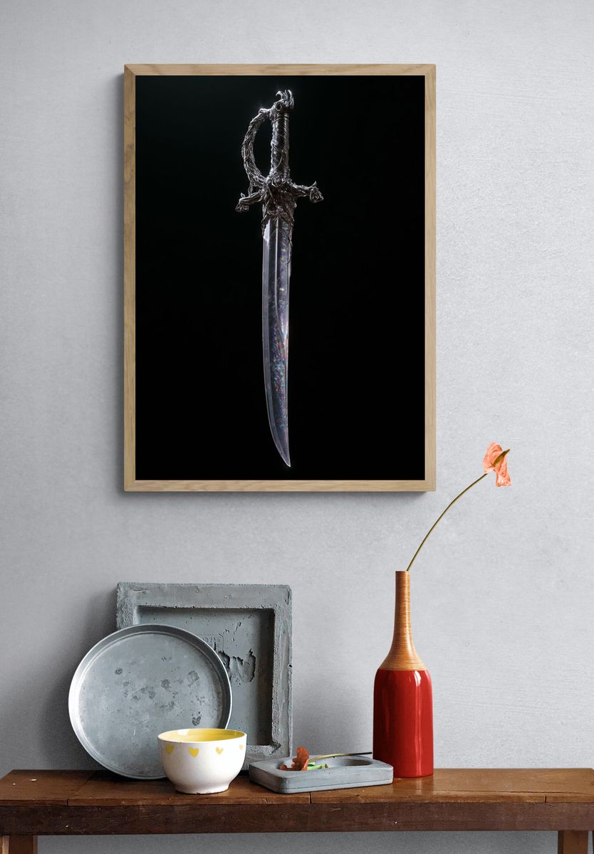 Crystal Dagger Photography Poster. — room view 3