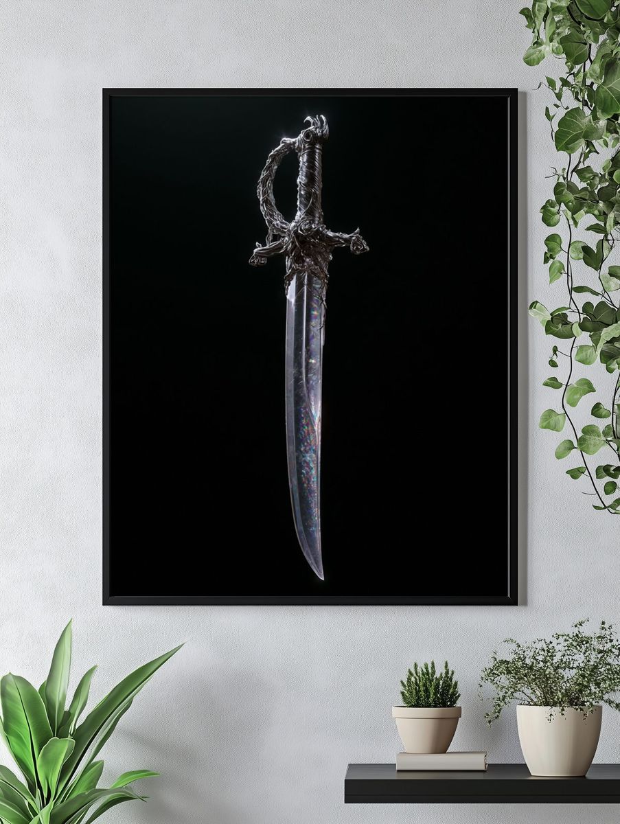 Crystal Dagger Photography Poster. — room view 4