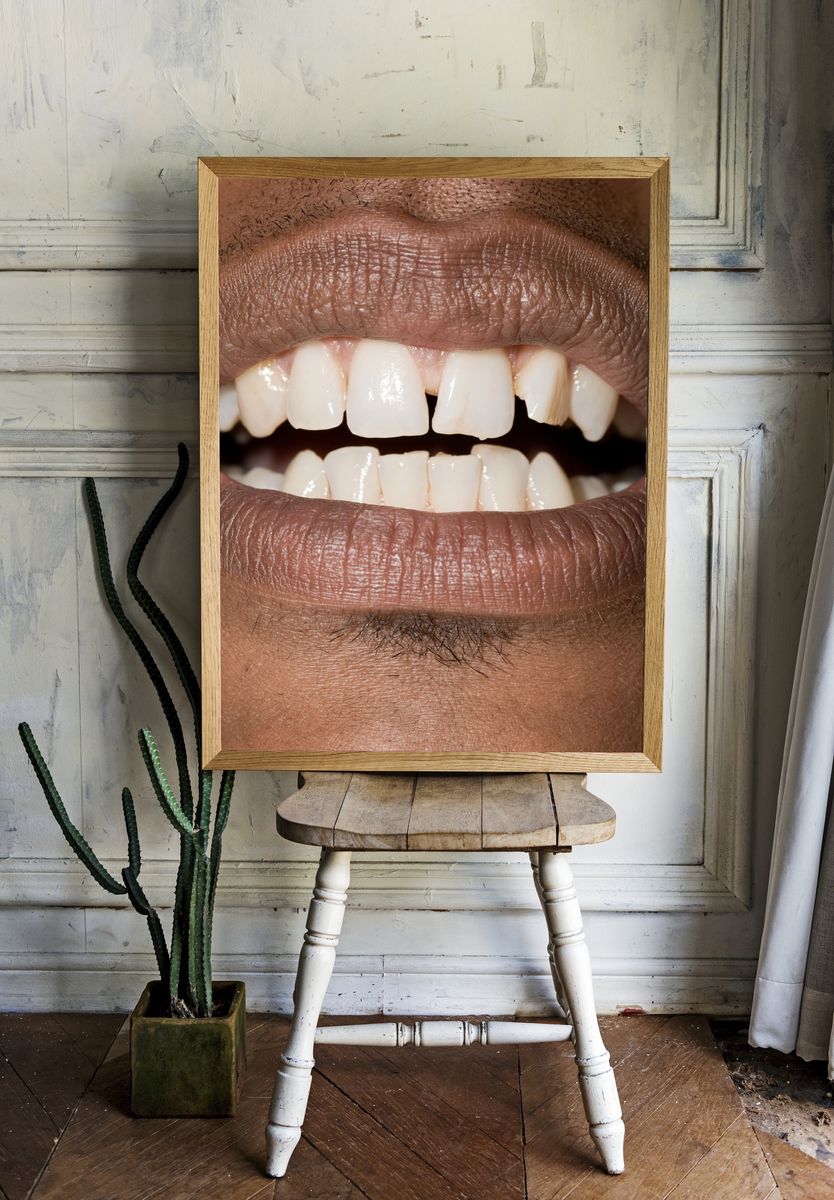Close-Up Smile Photography Poster. — room view 1