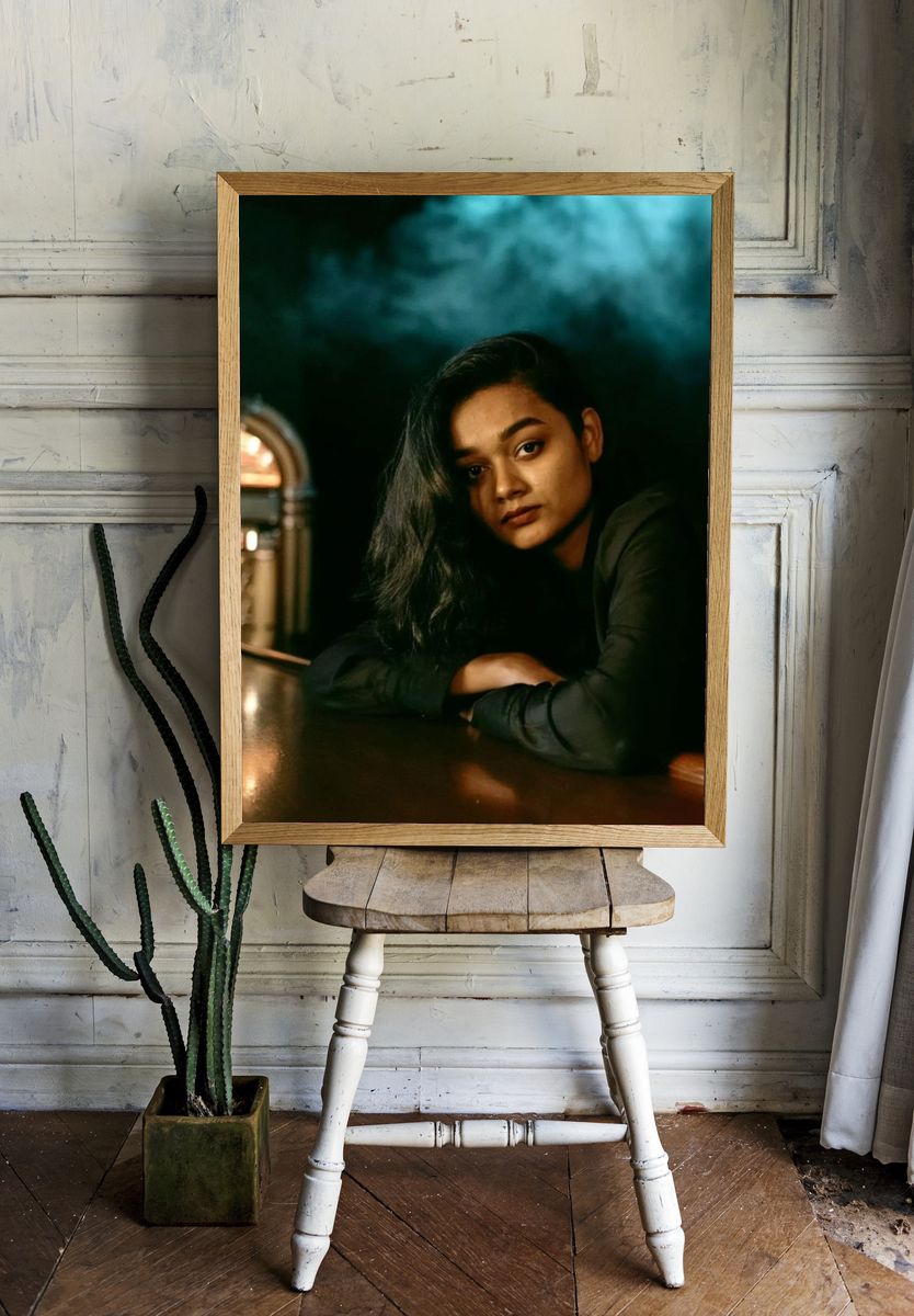 Moody Portrait Photography Poster. — room view 1