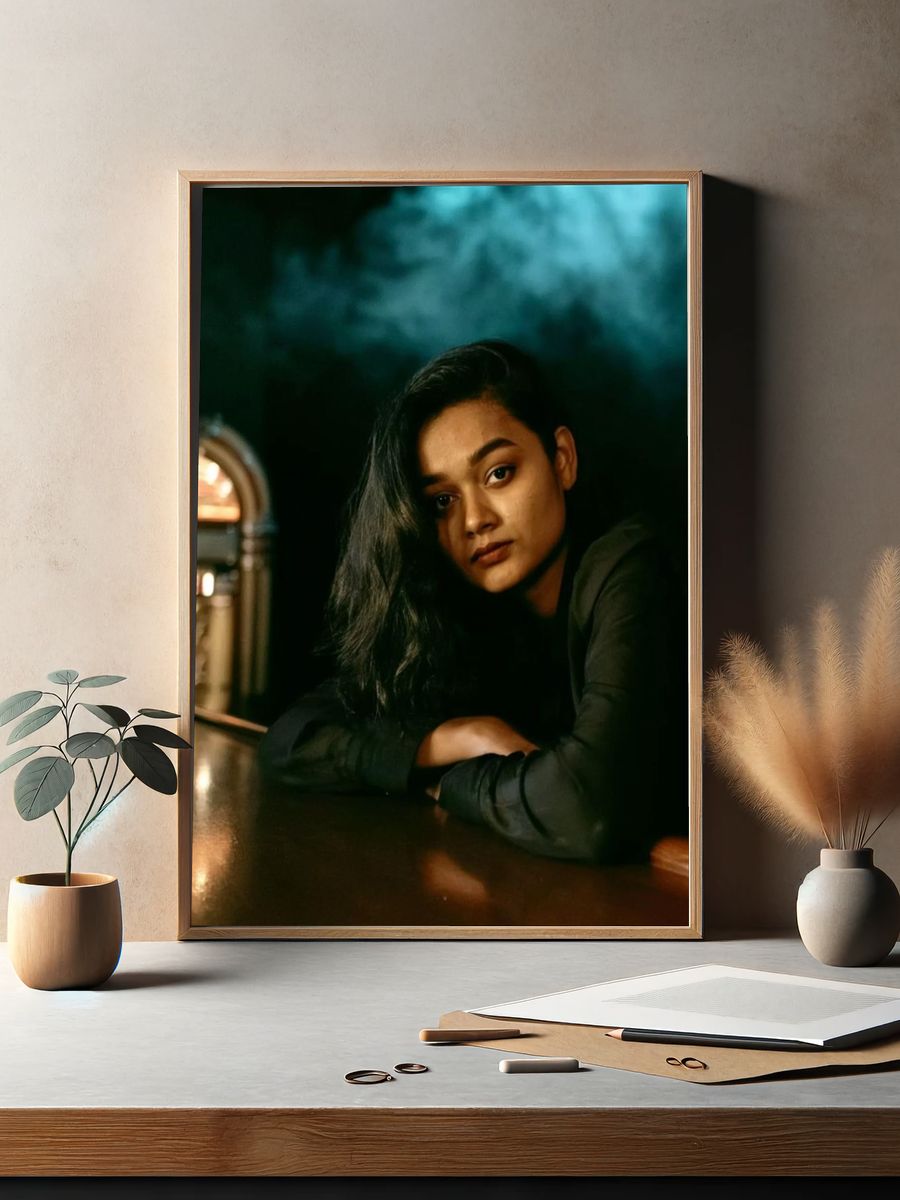 Moody Portrait Photography Poster. — room view 2