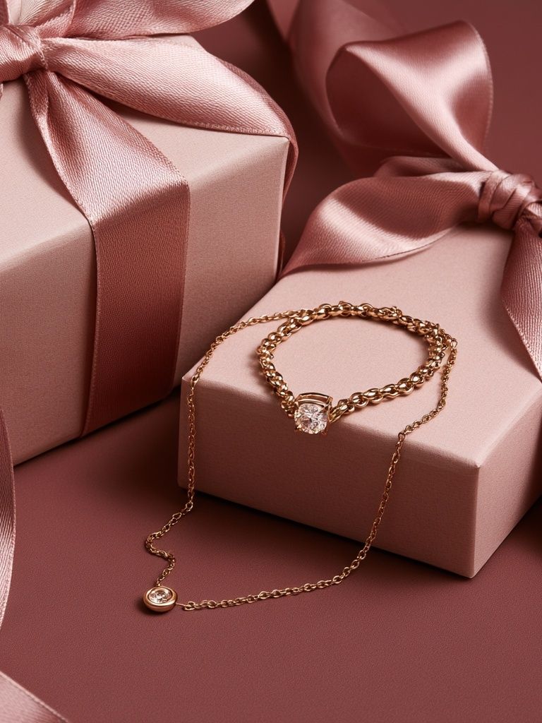 Luxury Gift Boxes Photography Poster. poster detail