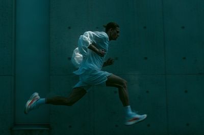 Runner in Motion Photography Poster.