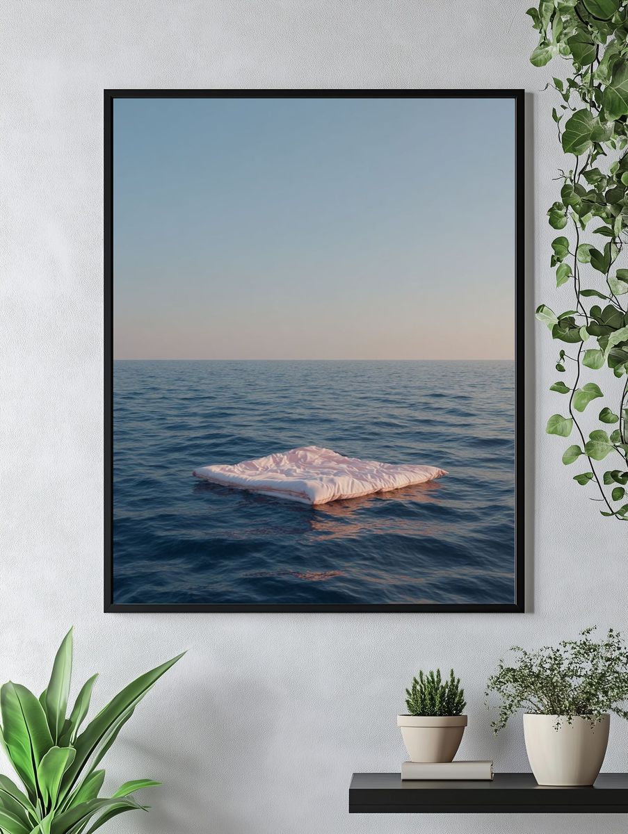 Floating Mattress Sea Print. — room view 4