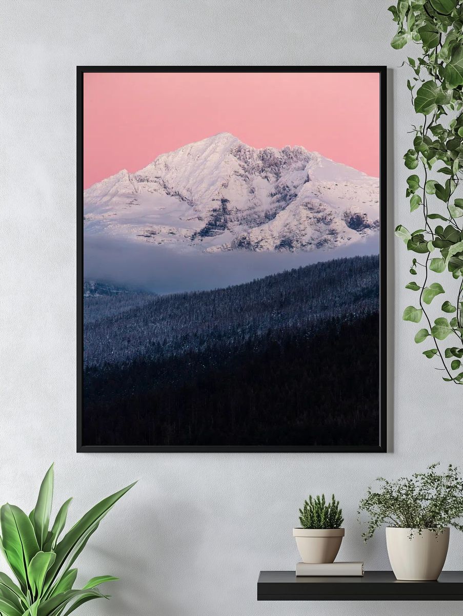 Gunsight Mountain Post Sunset. Original. — room view 4