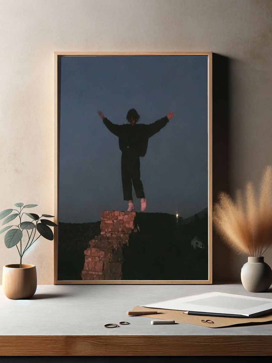 Silhouette on the Wall Poster. — room view 2